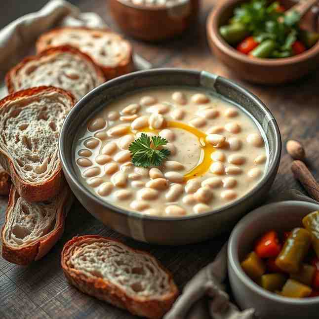 Jani Me Fasule - Cozy Albanian White Bean Soup Recipe